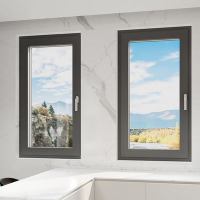 Ventana de cascada de apertura exterior para residencias personalizadas Instalación fácil