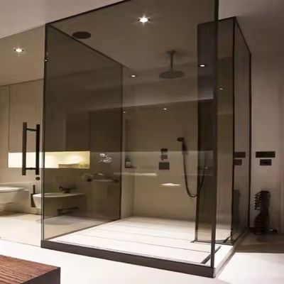 Unidades de ducha impermeable Cabina de ducha 6 mm 8 mm Puerta de vidrio Tamaño estándar Sala de ducha