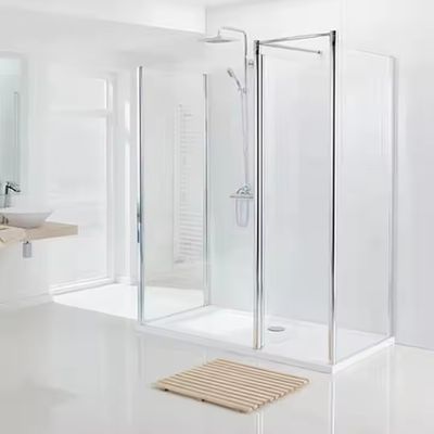 Partición de baño de aluminio interior personalizada con espesor de perfil de 1,4 mm y vidrio congelado